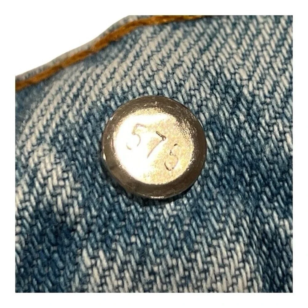 Vintage 80's Levi's 575 Orange Tab Blue‎ Jeans W33 L30